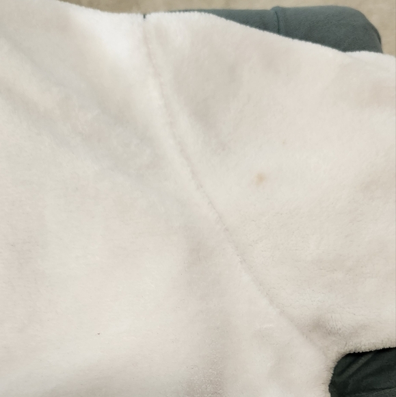 White Fleece Pullover with Logo - Picture 7 of 7